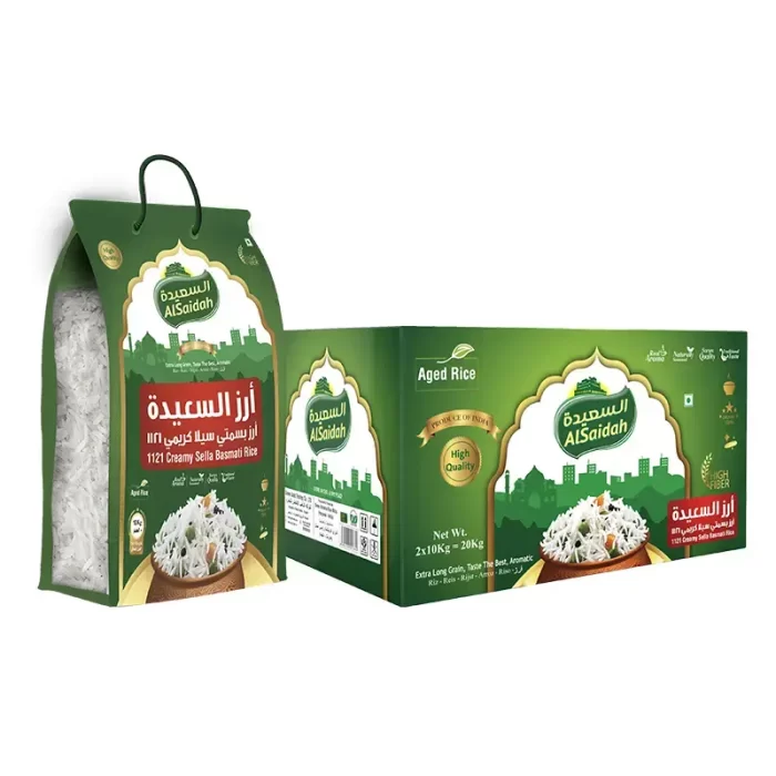 ⁦ارز السعيدة بسمتي كريمي 10كيلو⁩ - الصورة ⁦1⁩