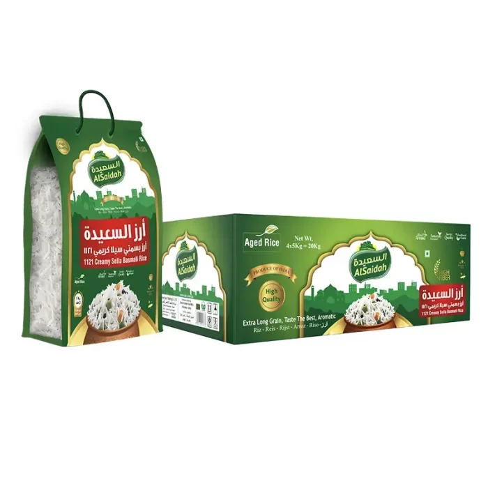 ⁦ارز السعيدة بسمتي كريمي 5كيلو⁩ - الصورة ⁦1⁩